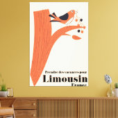 Prendre des vacances pour Limousin France Canvas Afdruk (Insitu (Woonkamer))