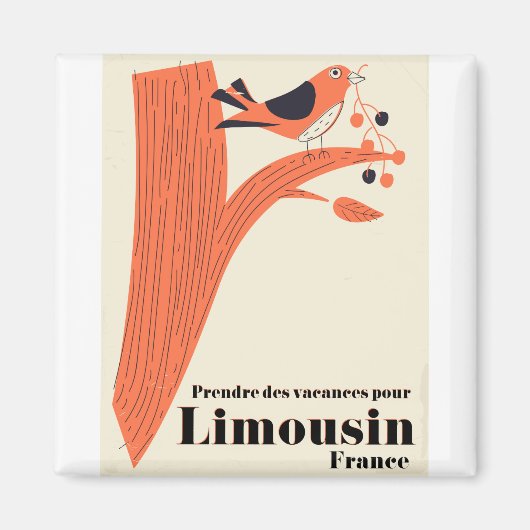 Prendre des vacances pour Limousin France Magneet (Voorkant)