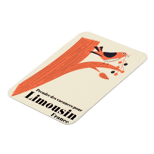 Prendre des vacances pour Limousin France Magneet (Linkerzijde)