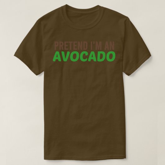 Preneer Im An Avocado Funny T-shirt (Design voorkant)