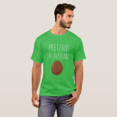 Preneer me An Avocado Funny Lazy Halloween T-shirt (Voorkant volledig)
