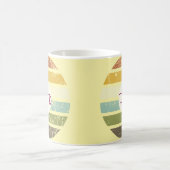 prénom personnalisé, Toile kleur  Koffiemok (Center)