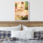Prent op canvas voor poederkamer afdruk (Insitu (Slaapkamer))
