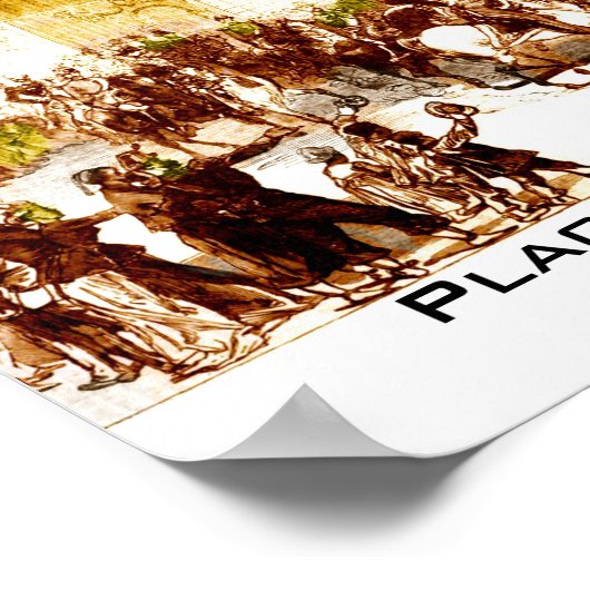  prent van Nancy Frankrijk Poster (Hoek)