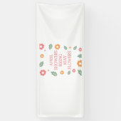 prentenbakbloem spandoek (Verticaal)