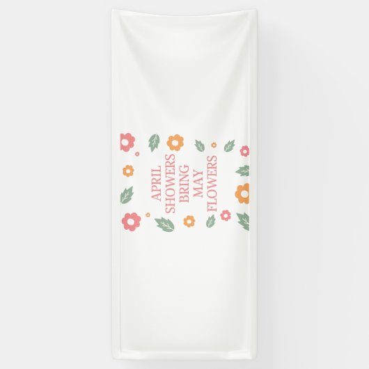 prentenbakbloem spandoek (Verticaal)