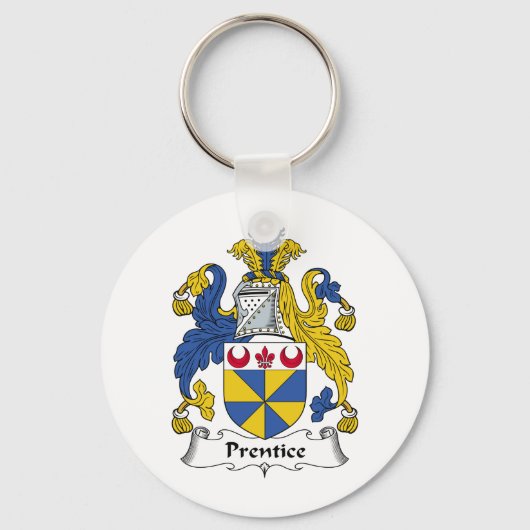 Prentice Family Crest Sleutelhanger (Voorkant)