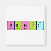Prentice periodieke table name magnet (Voorkant)