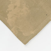  prentkaart van Burlington Iowa (1889) Fleece Deken (Hoek)