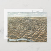  prentkaart van Dayton Ohio (1870) Briefkaart (Voorkant / Achterkant)