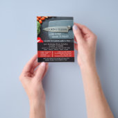Prep Kitchen en Knife, Kokerklassen Adverteren Flyer (Hand)