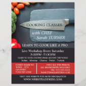 Prep Kitchen en Knife, Kokerklassen Adverteren Flyer (Voorkant)