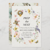 Prep The Nest: een feest voor de nieuwe aankomst Kaart (Voorkant / Achterkant)