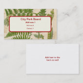  preparaten visitekaartje (Voorkant / Achterkant)