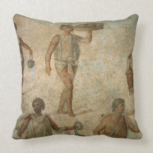 Preparaten voor een banket, fragment van marmer, l kussen