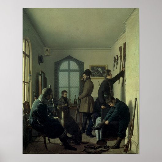 Preparaten voor jacht, 1836 poster (Voorkant)