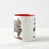 Preparing my Halloween potion Tweekleurige Koffiemok (Center)