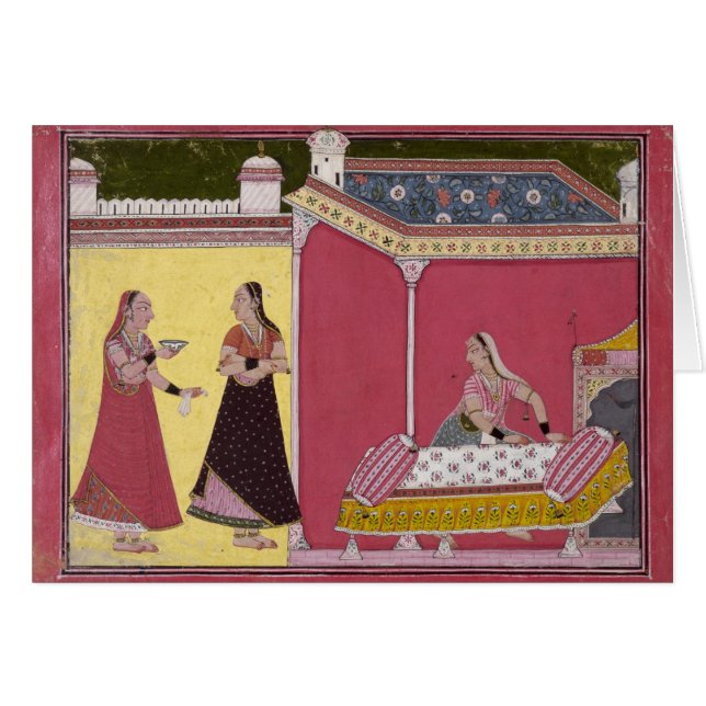 Preparing the Bed, Bilaspur, c.1690-1700 (Voorkant Horizontaal)