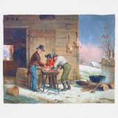 Preparing Turkey for Christmas Francis Edmonds  Fleece Deken (Voorkant (Horizontaal))