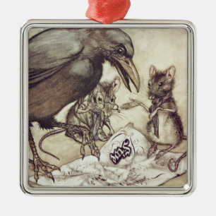 Preposterisch!" 'Solomon in een woede' Metalen Ornament