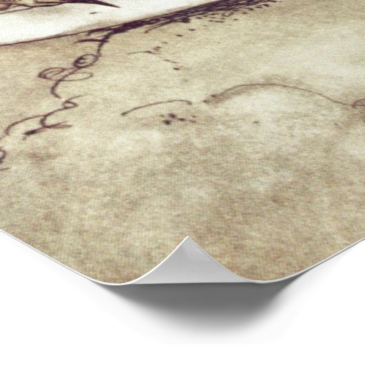 "Preposterous!" riep Solomon in een woede" Poster (Hoek)