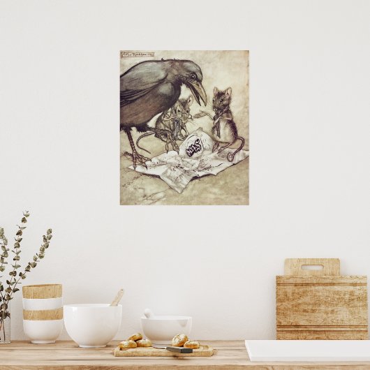 "Preposterous!" riep Solomon in een woede" Poster (Keuken)