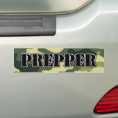 Prepper Camo Bumpersticker (Op auto)