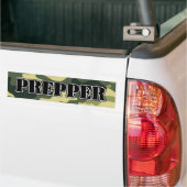 Prepper Camo Bumpersticker (Op Truck)