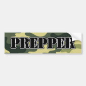 Prepper Camo Bumpersticker (Voorkant)