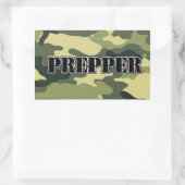 Prepper Camo Rechthoekige Sticker (Tas)