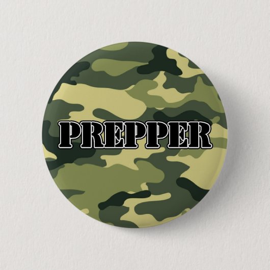 Prepper Camo Ronde Button 5,7 Cm (Voorkant)