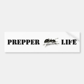 Prepper Life Bumpersticker