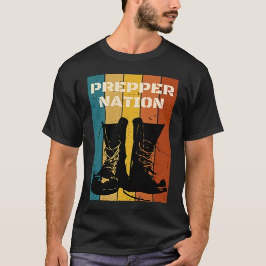 Prepper Nation  1 T-shirt (Voorkant)