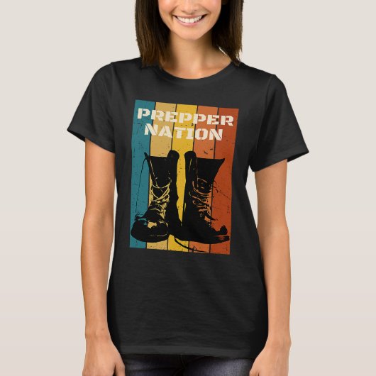 Prepper Nation  1 T-shirt (Voorkant)