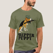 Prepper Puppy T-shirt (Voorkant)