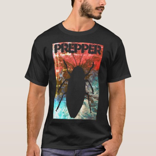 Preppers Cockroach Logo T-Shirt (Voorkant)