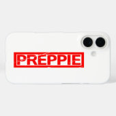 Preppie Stamp Case-Mate iPhone Case (Achterkant (horizontaal))