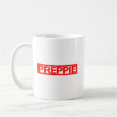 Preppie Stamp Koffiemok (Links)