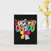 Preppy 2e klas droomteam terug naar schoolleraar kaart (Gele Bloem)