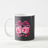 Preppy 67 Valentine Six Seven Dice 6 7 Lover Men W Koffiemok (Links)
