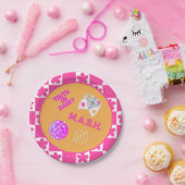 Preppy 90's Throwback Papieren Bordje (Feest)