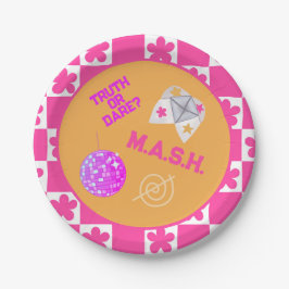 Preppy 90's Throwback Papieren Bordje