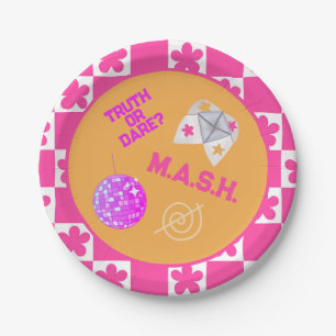 Preppy 90's Throwback Papieren Bordje