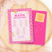 Preppy 90s Throwback verjaardagsfeestje Kaart