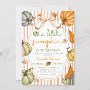 Preppy A Little Pumpkin is onderweg naar het Baby  Kaart