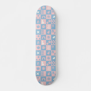 Preppy Abstracte stempels Sportkleding #P230572 Persoonlijk Skateboard