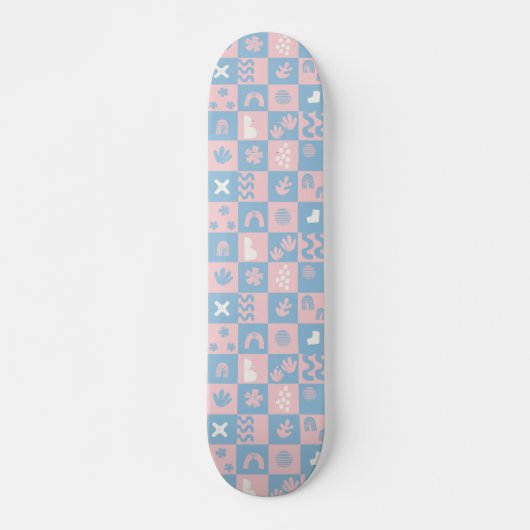  Preppy Abstracte stempels Sportkleding #P230572 Persoonlijk Skateboard (Voorkant)