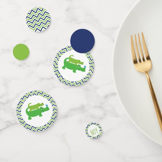 Preppy Alligator Baby shower Confetti Decoraties (Groep)