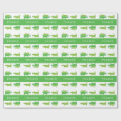 Preppy Alligator Crocodile Boy Wrapping Paper Cadeaupapier (Vlak)