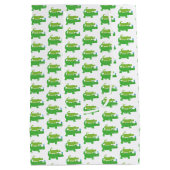 Preppy Alligator Groene Krokodil Feestzak Medium Cadeauzakje (Achterkant)